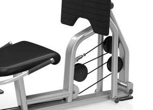 Leg Press / Calf Extension - lábtolás / vádligép 4 összekapcsolt rúd