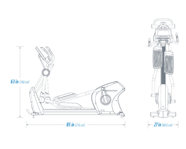 Freemotion e10.9B Elliptical Cross trainer - elliptikus tréner