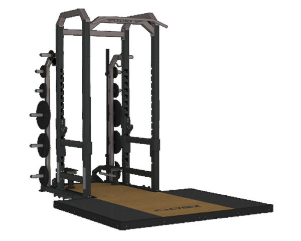 Cybex Big Iron 9' Half Rack – fél erőkeret