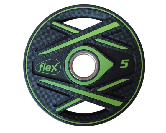 FLEX 2 Grips Elegant Uretán Súlytárcsa - 5 kg